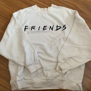 bershka friends oversized sweater